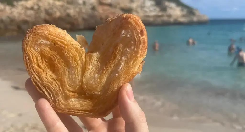 gluten free palmier at beach